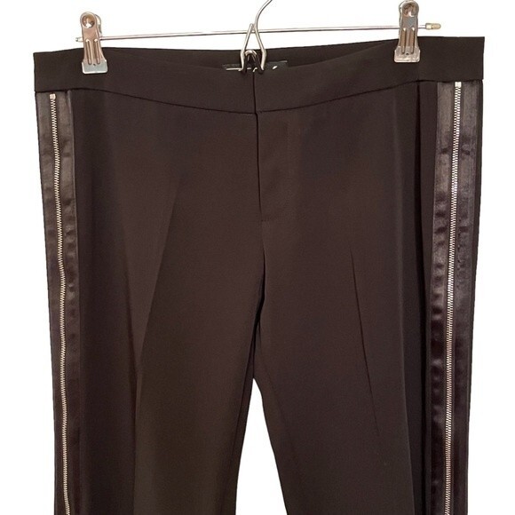MISS SIXTY KILLAH BLACK PANTS SIZE 29 SLIM CUT WITH ZIPPERS UP EACH SIDE - Picture 1 of 9